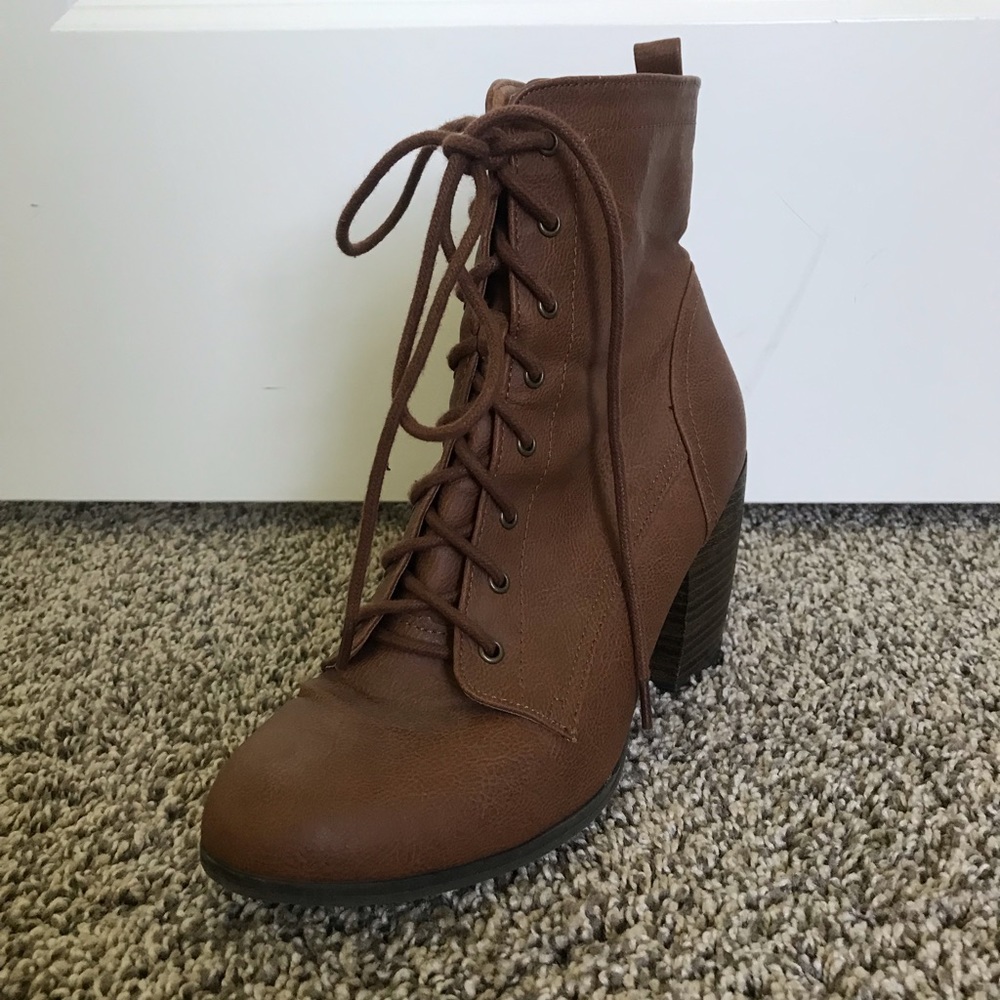 Charlotte Russe Brown High Heeled Boots